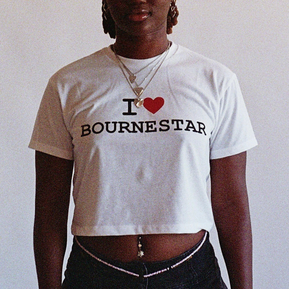 "I ♥ BOURNESTAR" baby tee