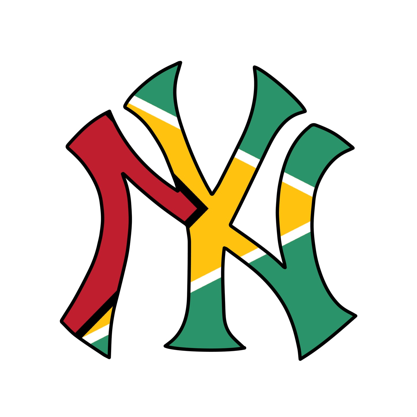 Guyana x NY Baby Tee