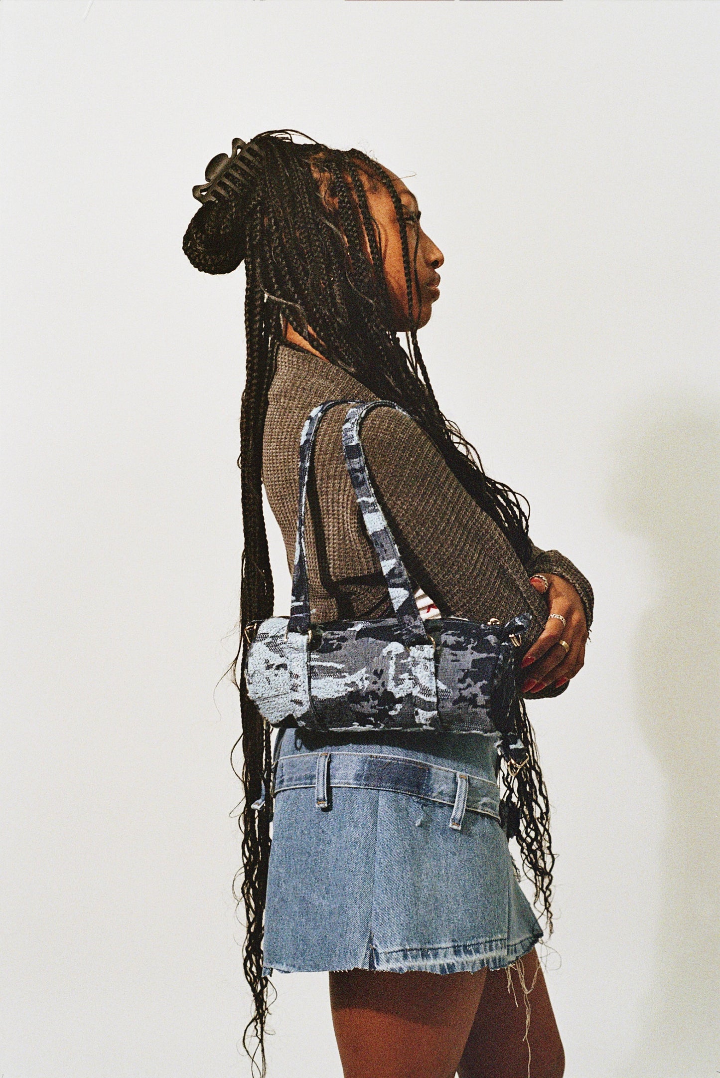 Mini Patterned Duffle