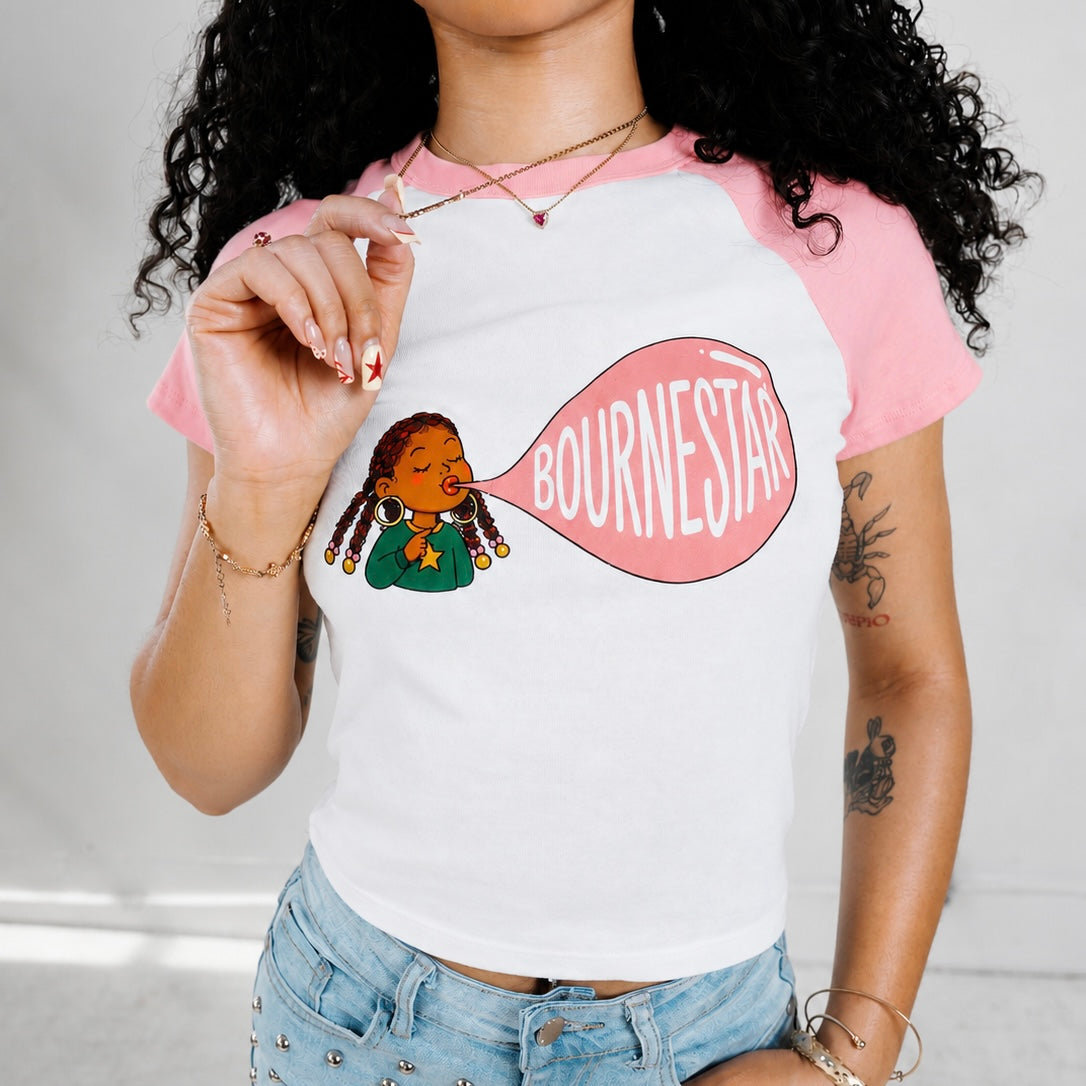 Bubblegum Baby Tee [Pink]