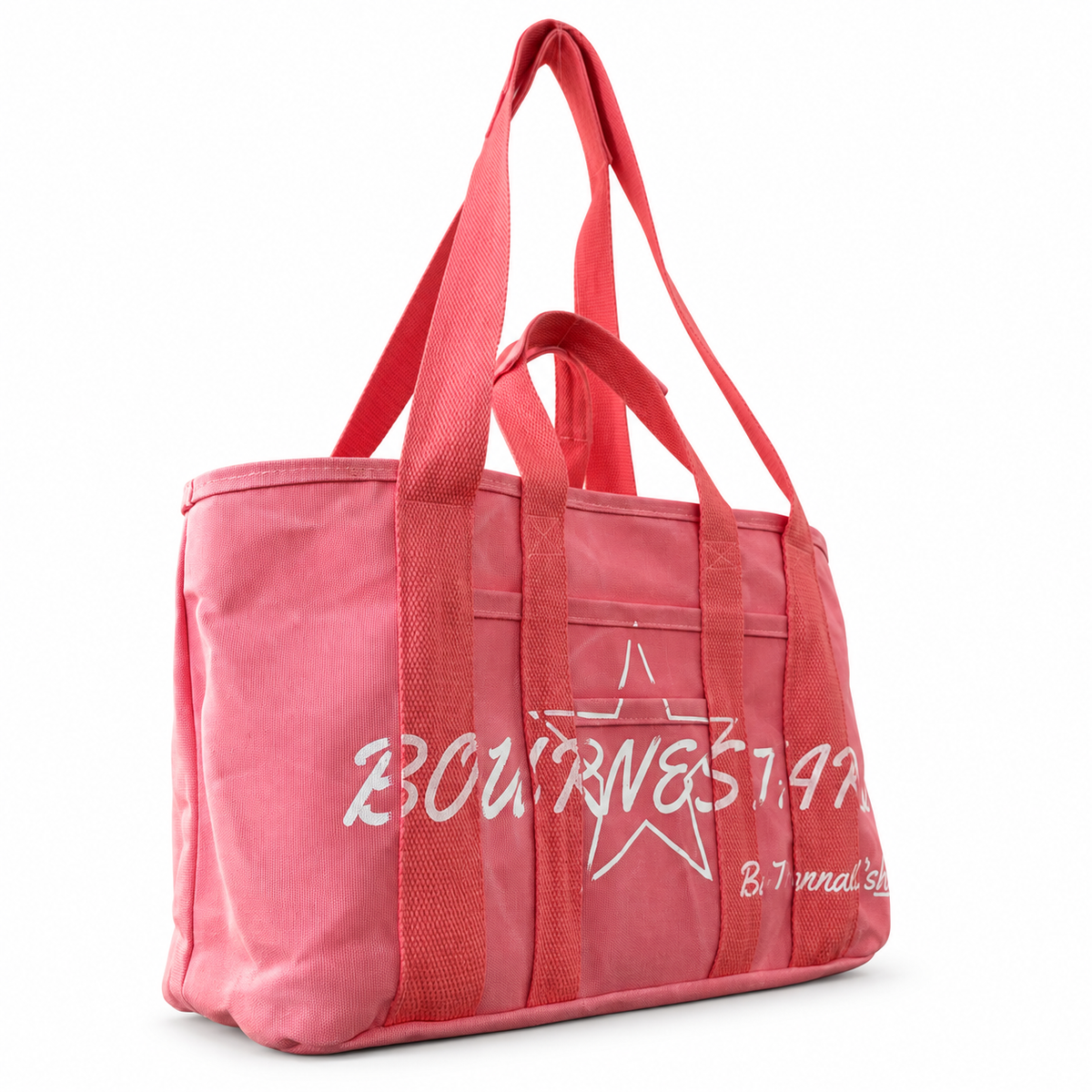 Waxed Canvas Tote [Pink]
