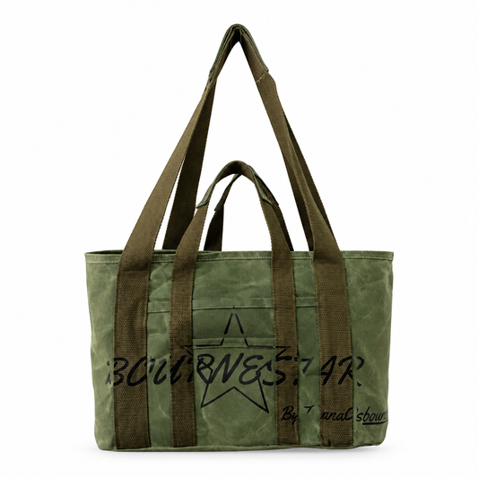 Waxed Canvas Tote [Olive]