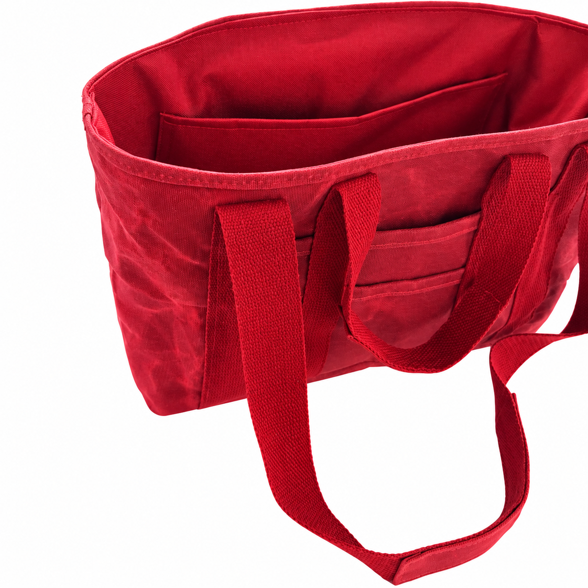 Waxed Canvas Tote [Cherry]