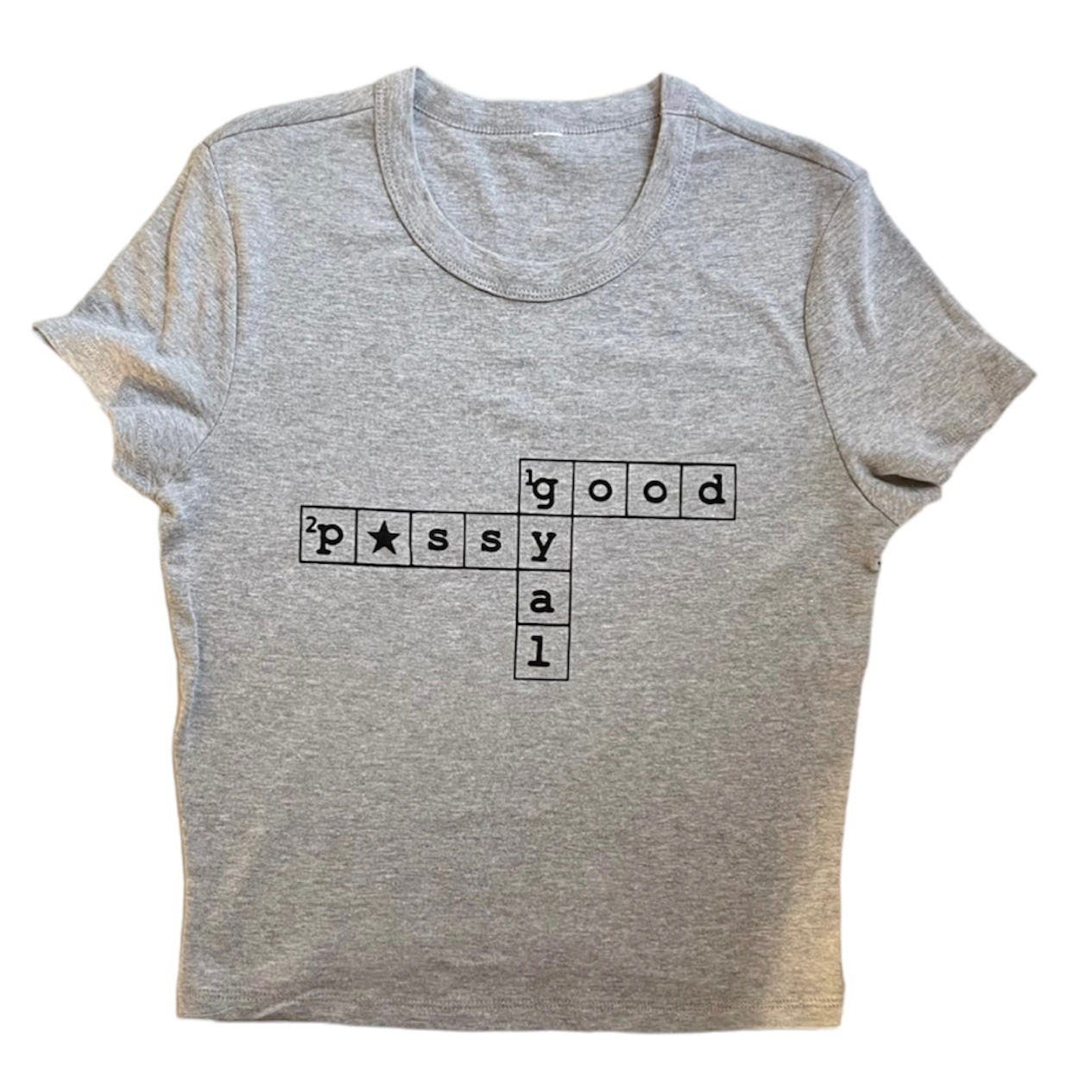 Censored Crossword Baby Tee [All Colors]