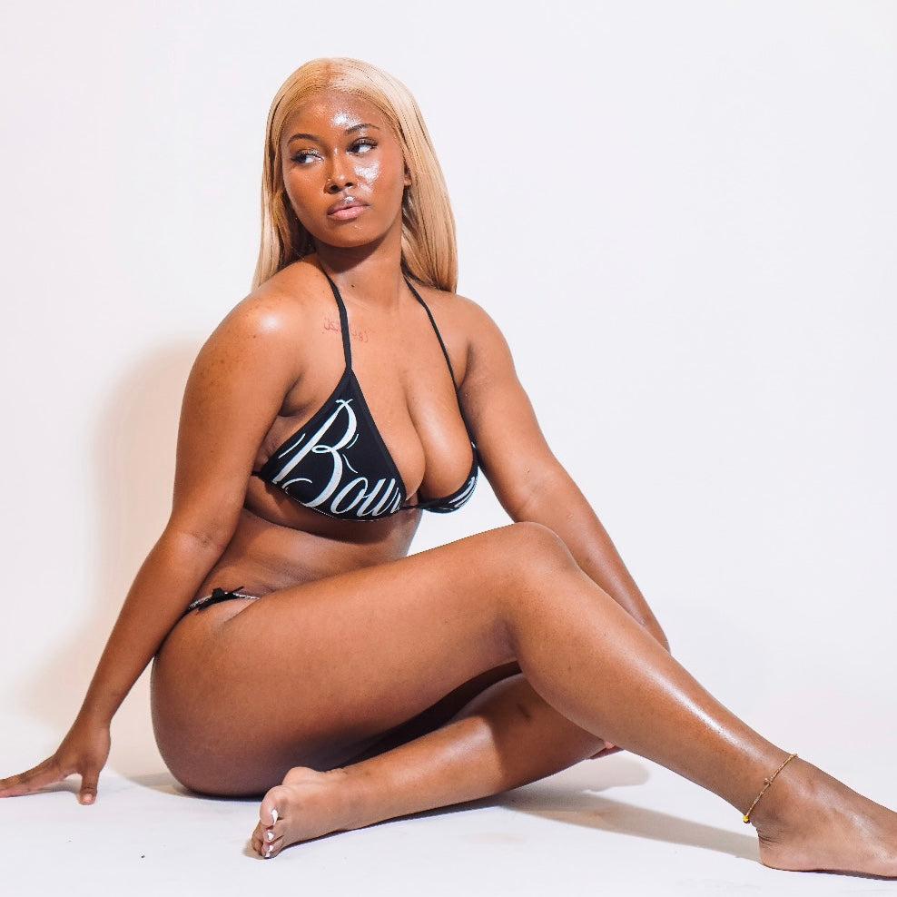 Script Bikini Top [Black]