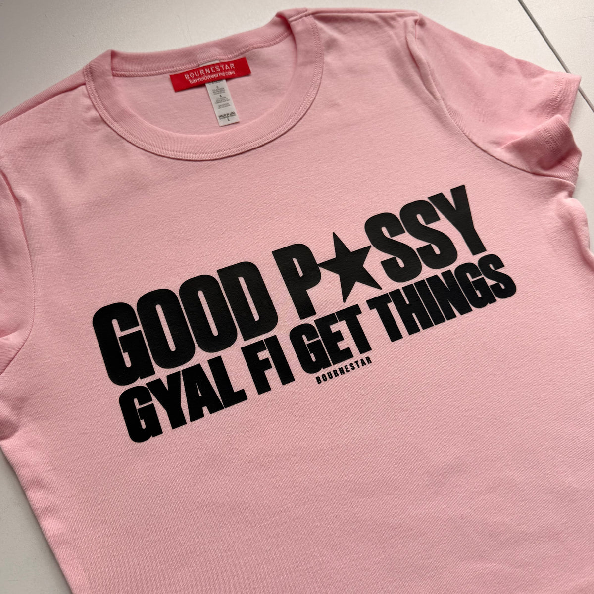 Good Gyal Baby Tee [Pink]