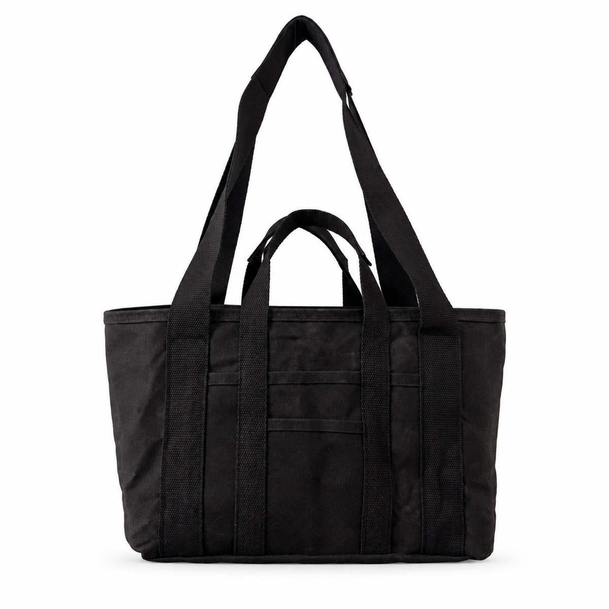 Waxed Canvas Tote [Black]