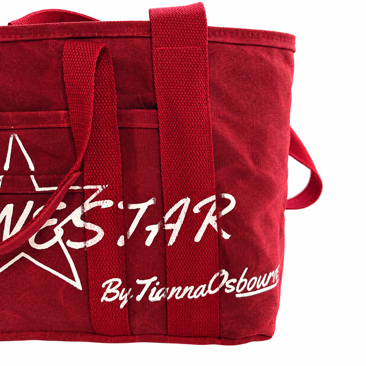 Waxed Canvas Tote [Cherry]