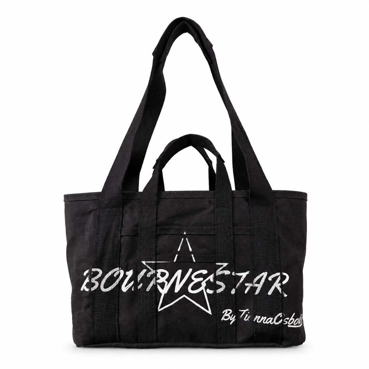 Waxed Canvas Tote [Black]
