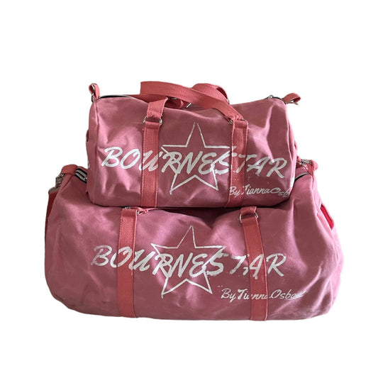 Waxed Bournestar™ Duffle / Bookbag [Pink]