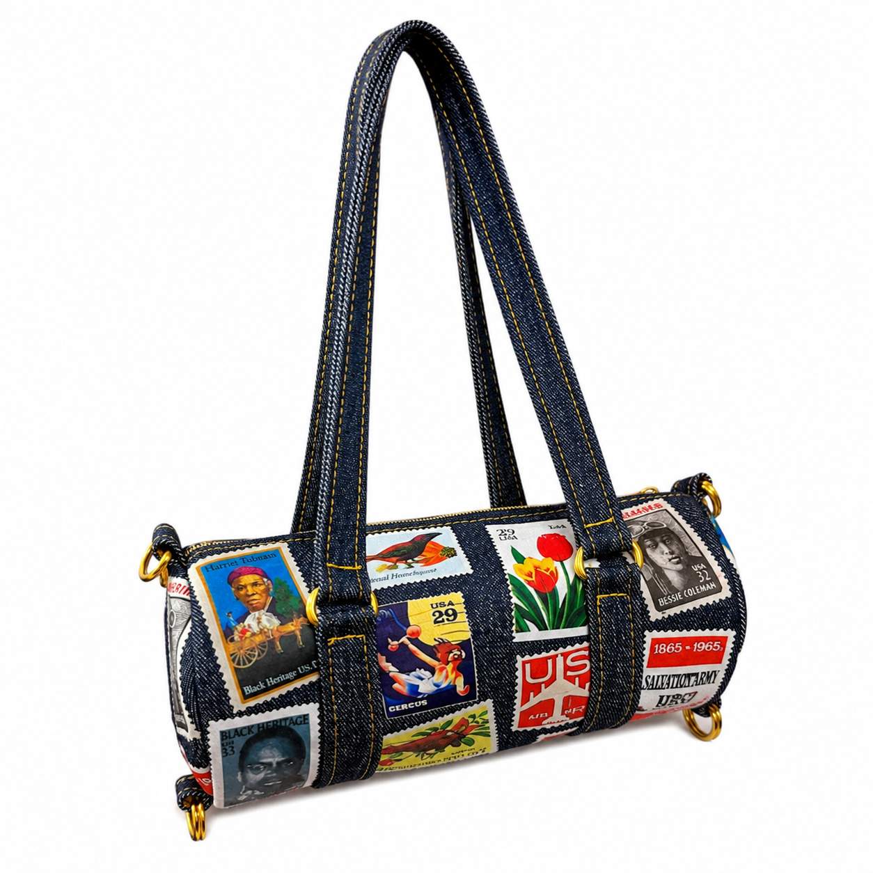 Soulaan Postage Mini Duffle (Juneteenth Special!)