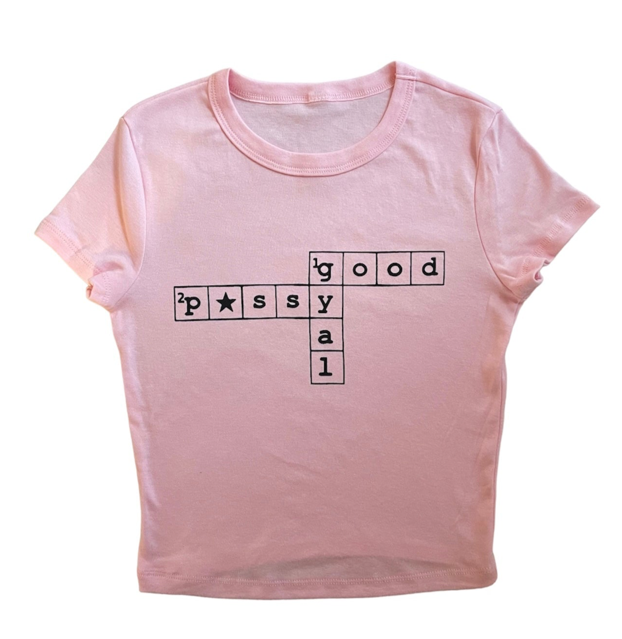 Censored Crossword Baby Tee [All Colors]