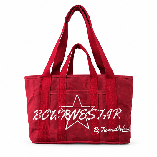 Waxed Canvas Tote [Cherry]