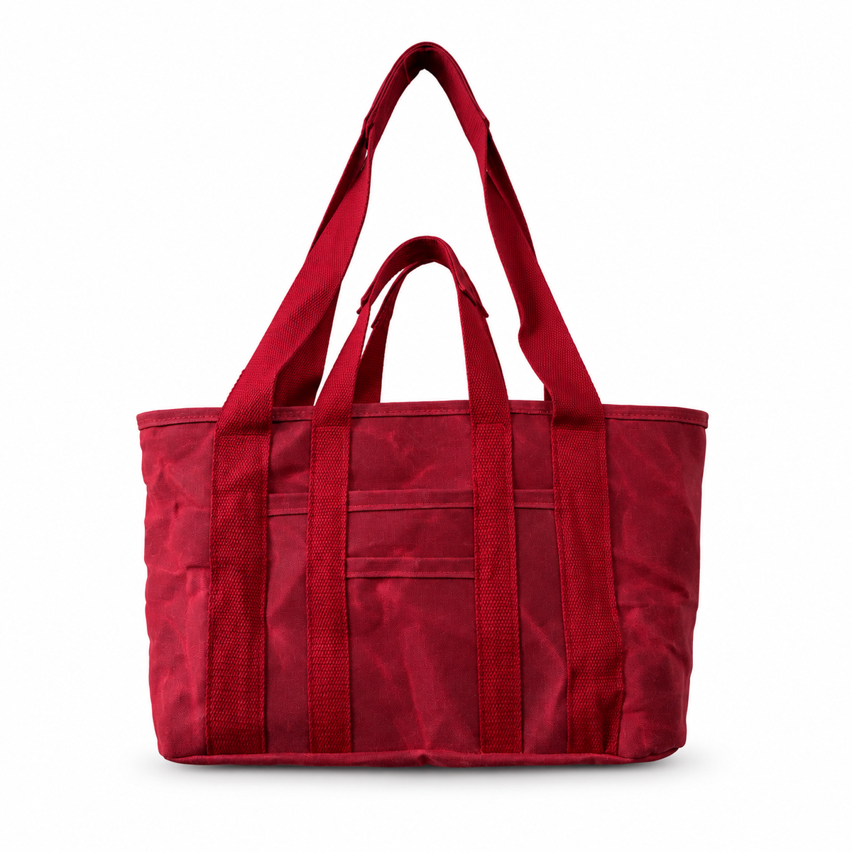 Waxed Canvas Tote [Cherry]
