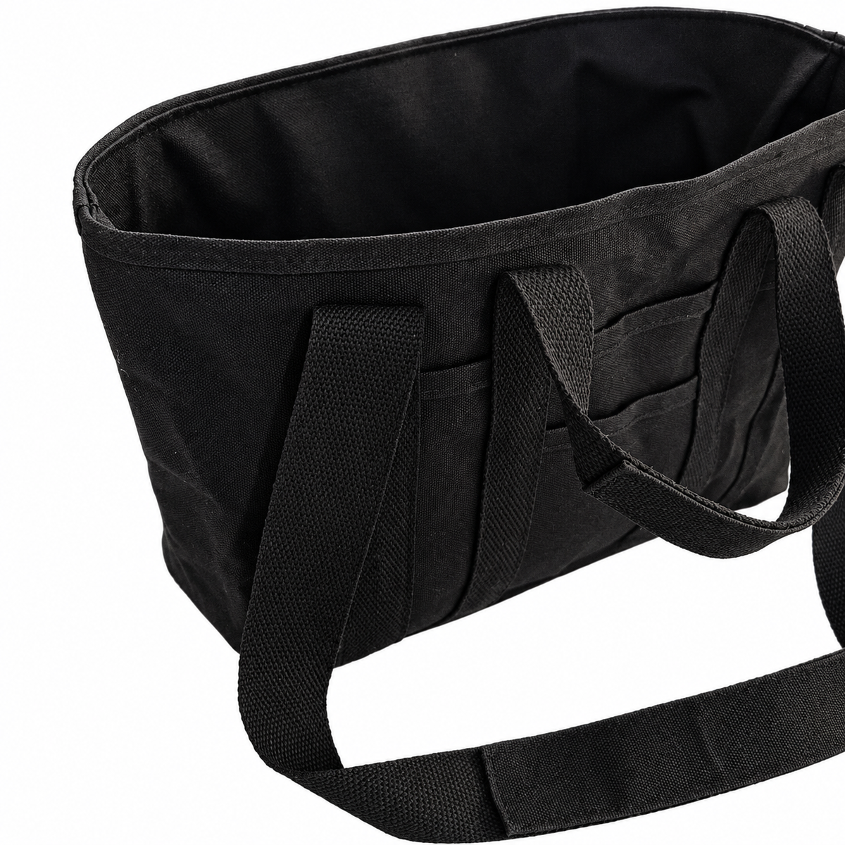 Waxed Canvas Tote [Black]