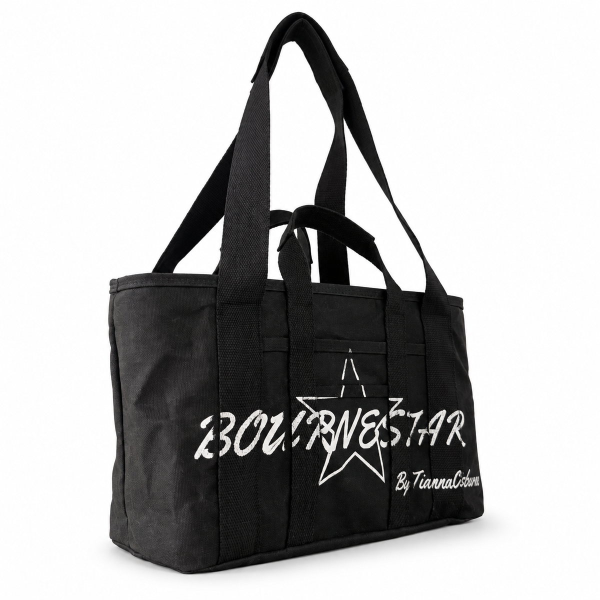 Waxed Canvas Tote [Black]