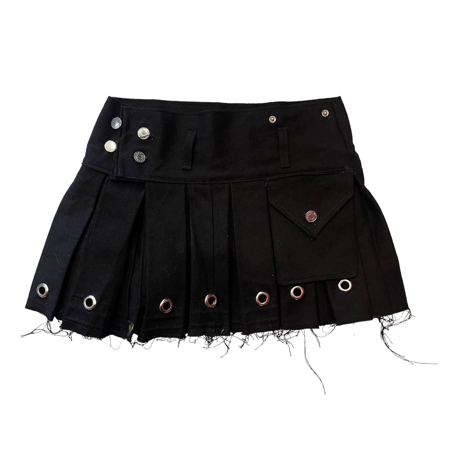Caja Skirt [Black Denim]