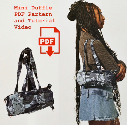 Mini Duffle Sewing Pattern [Digital]