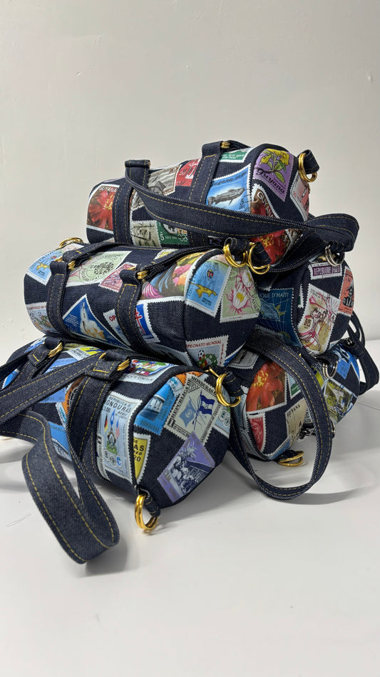 Custom Postage Mini Duffle [Denim | Other Countries]