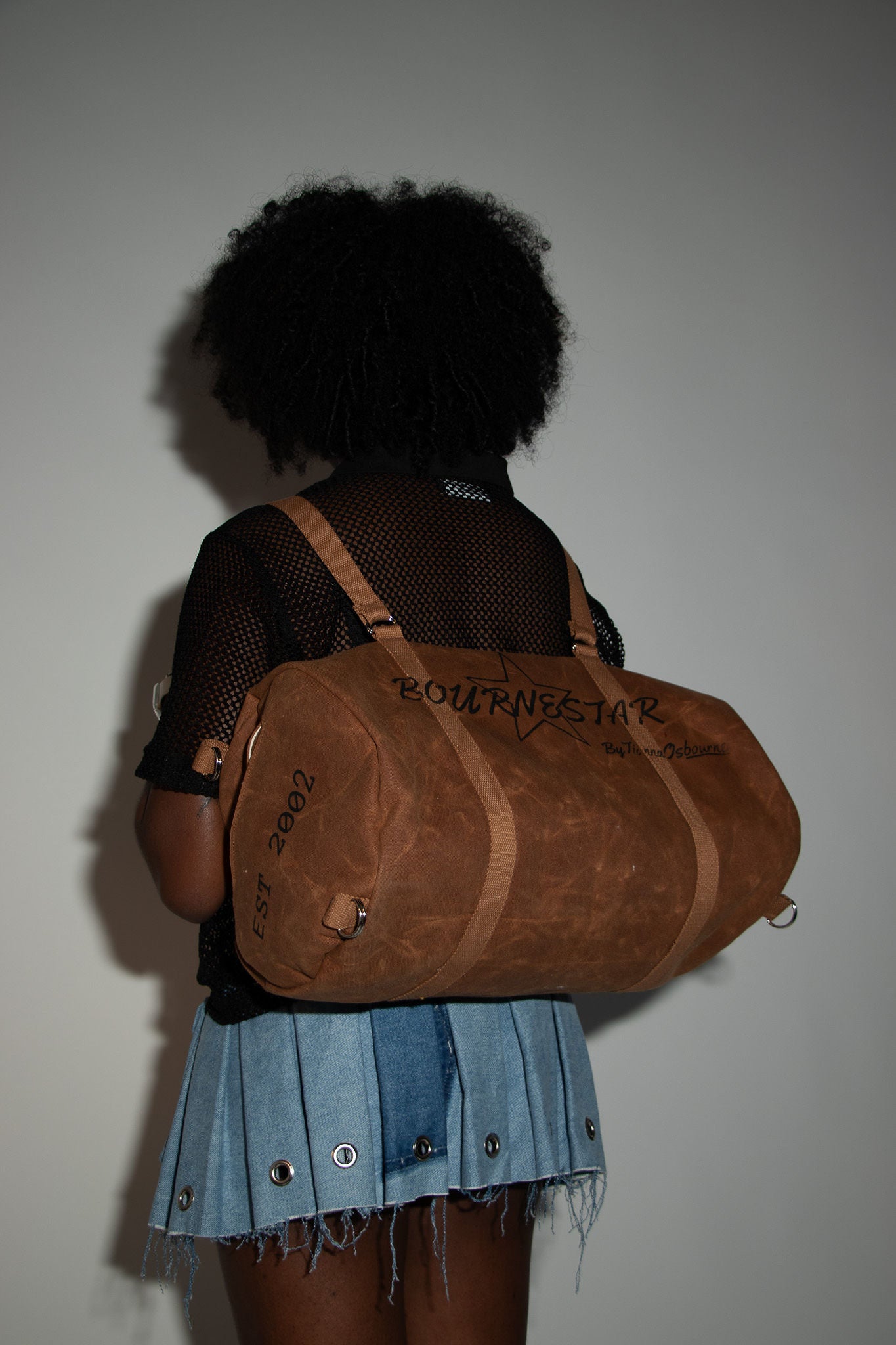 Waxed Duffle [Brown]