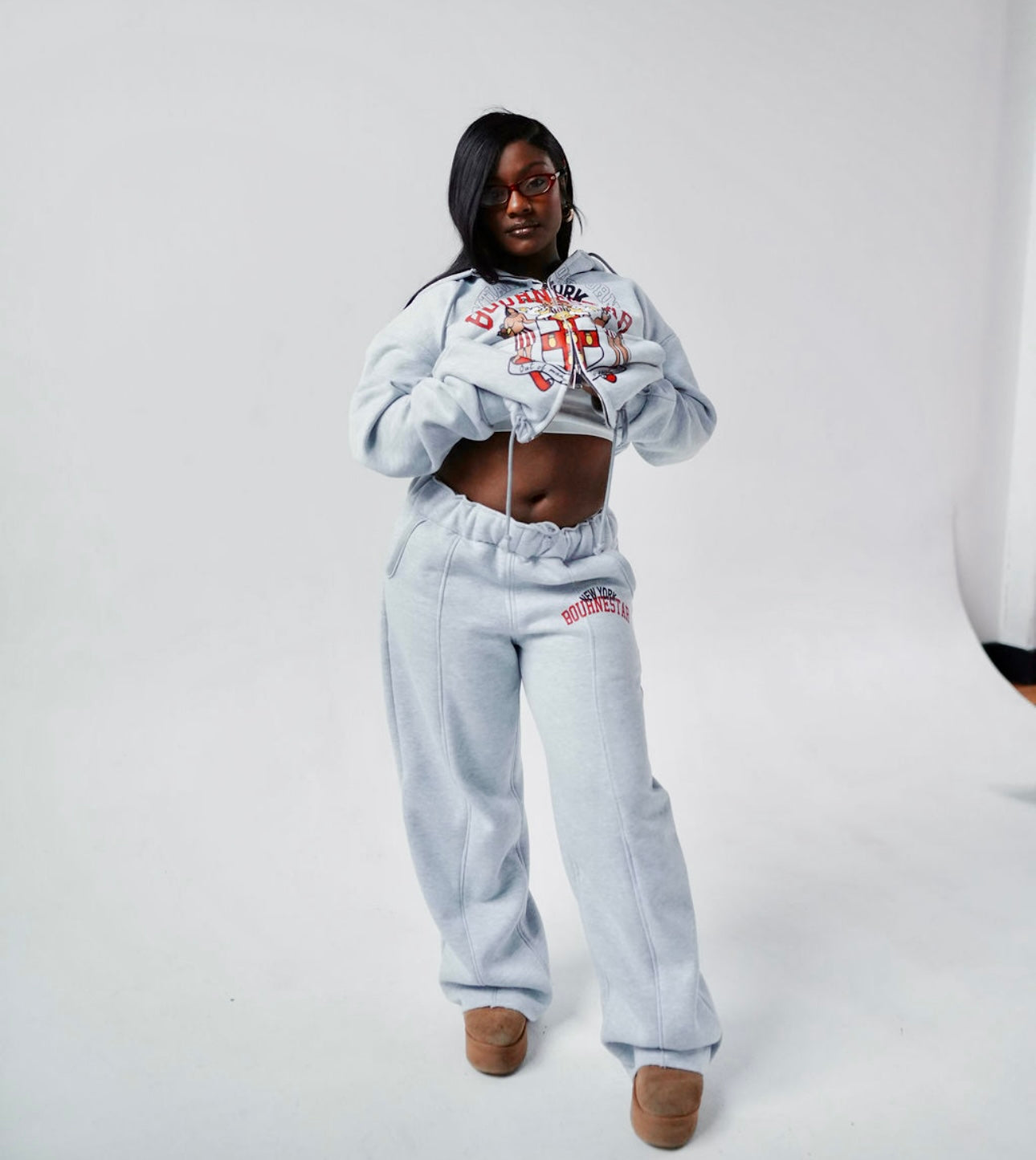 COA Double Zip Hoodie [Gray]