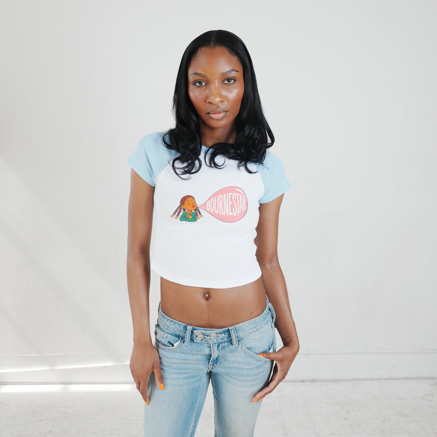Bubblegum Baby Tee [Blue]