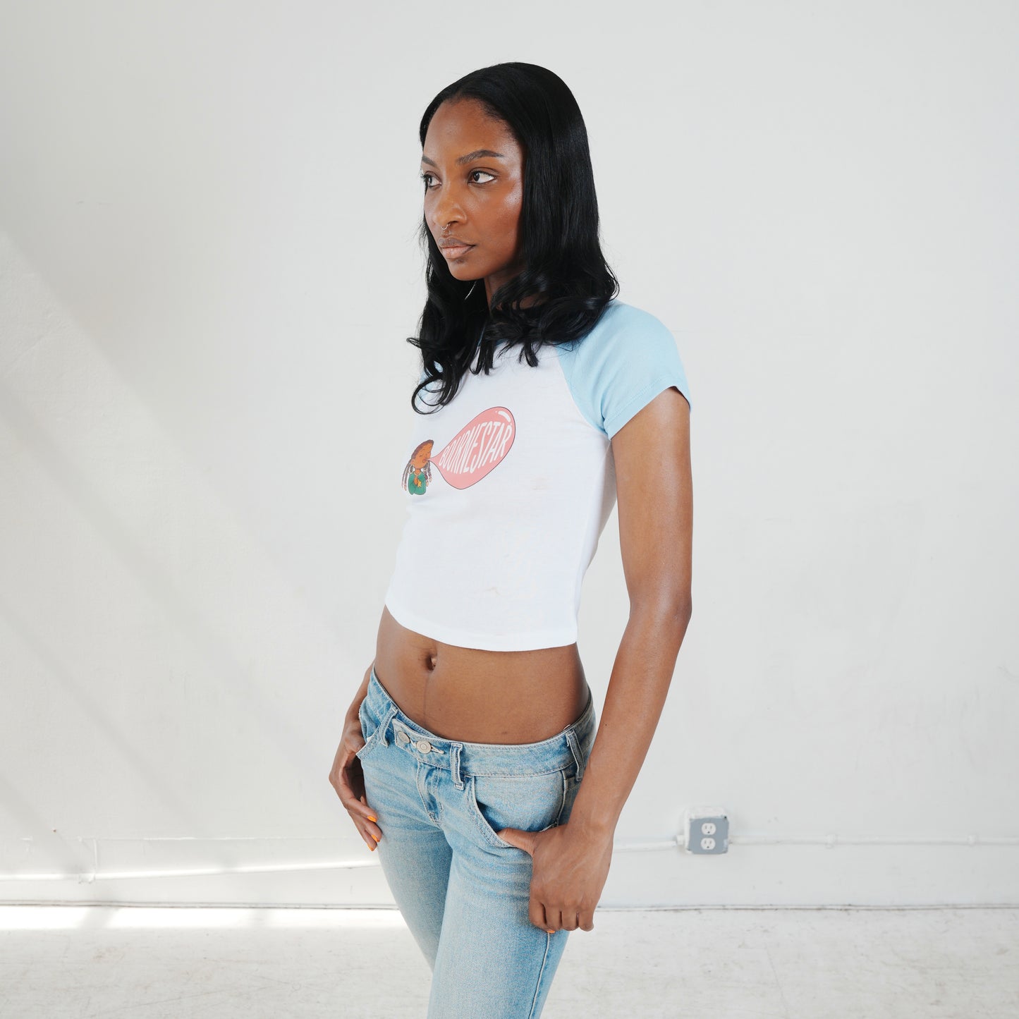 Bubblegum Baby Tee [Blue]