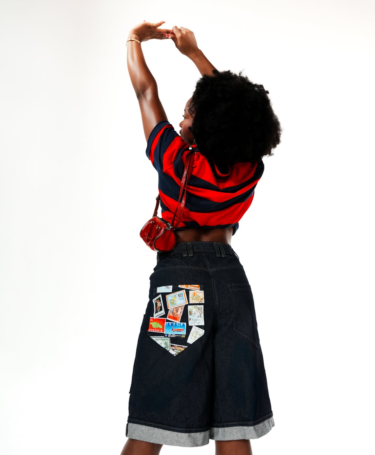 Script Denim Jorts – By Tianna Osbourne