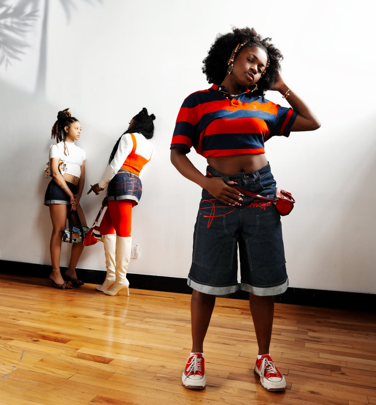 Script Denim Jorts – By Tianna Osbourne