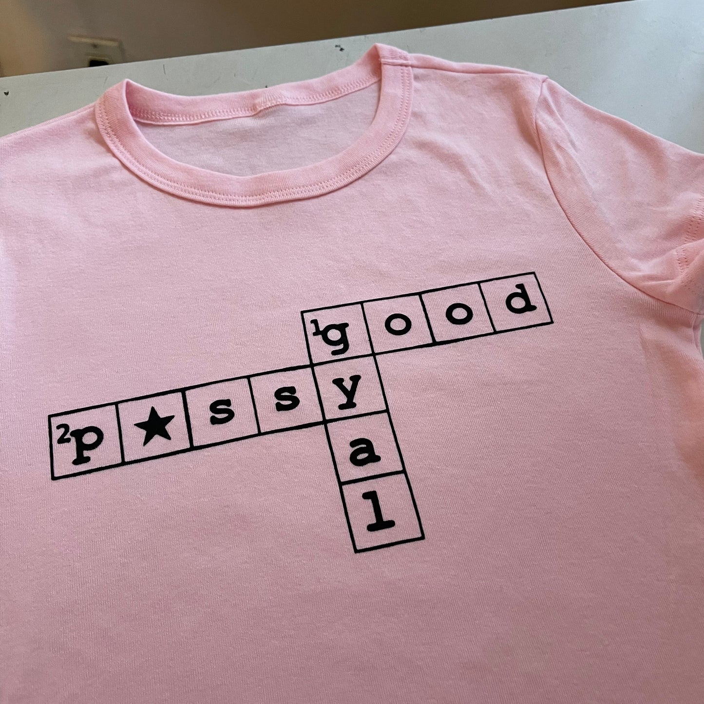 Censored Crossword Baby Tee [All Colors]