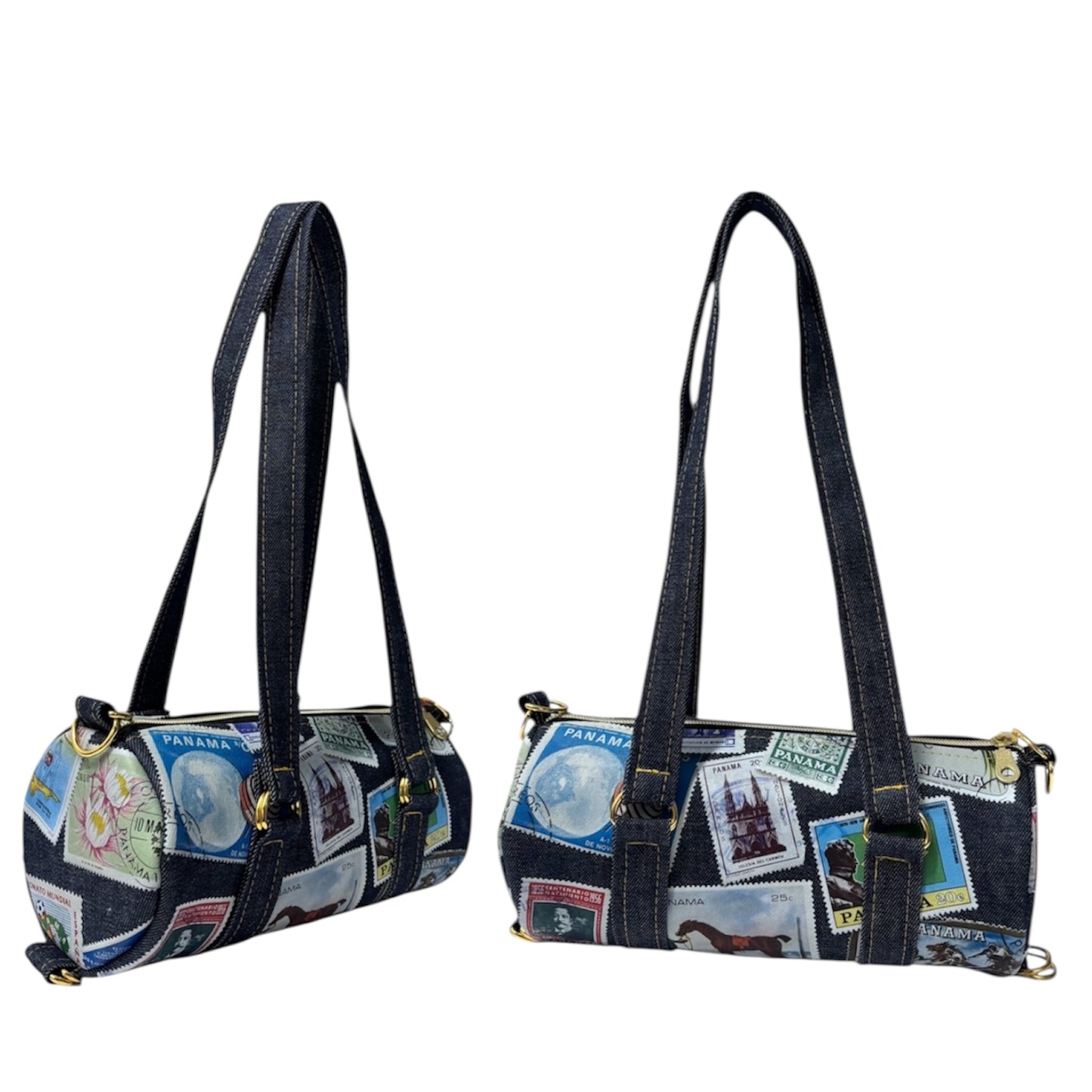 Custom Postage Mini Duffle [Denim | Other Countries]