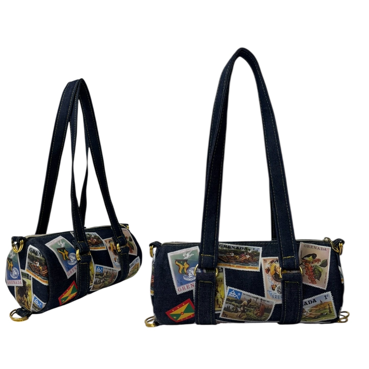 Custom Postage Mini Duffle [Denim | Other Countries]