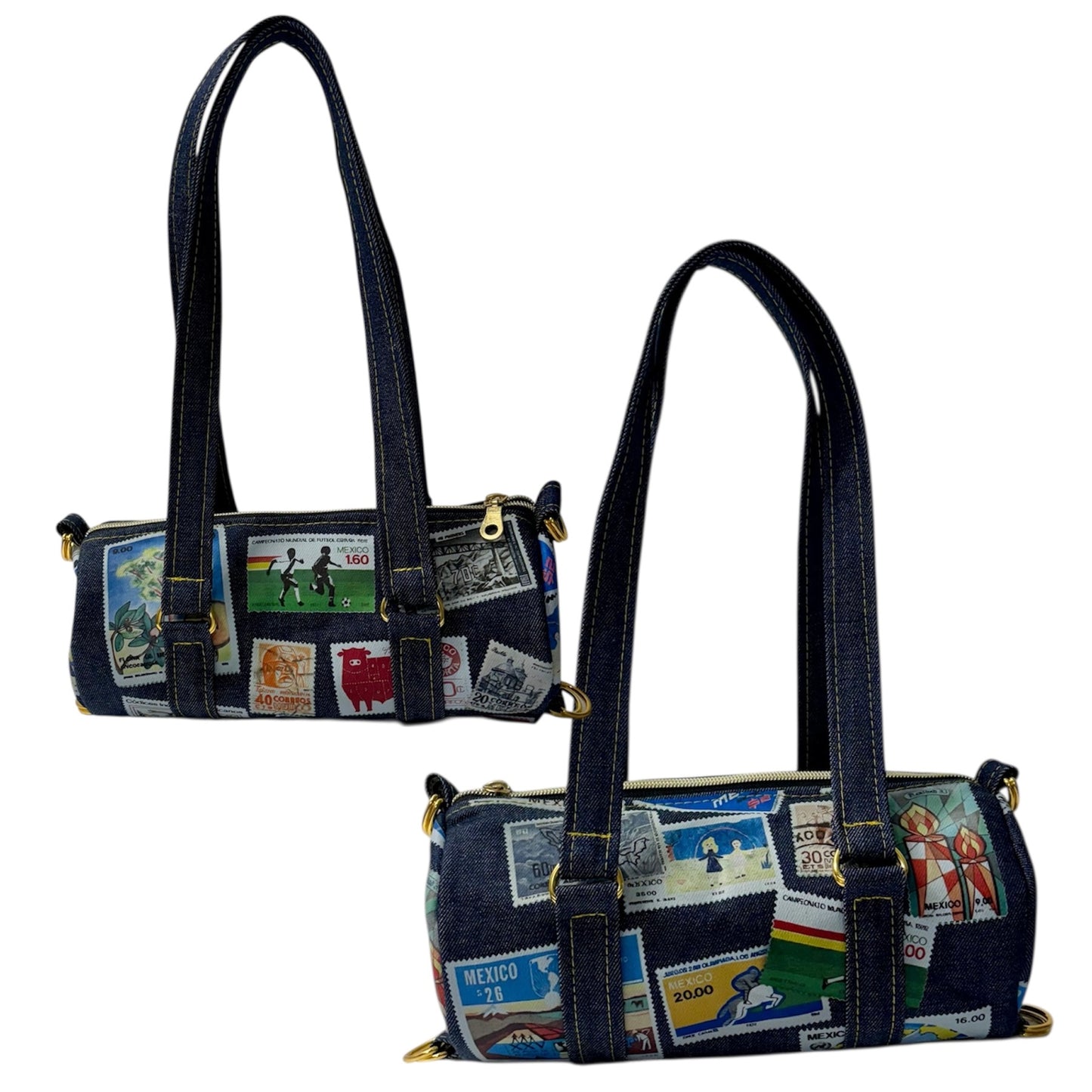 Custom Postage Mini Duffle [Denim | Other Countries]