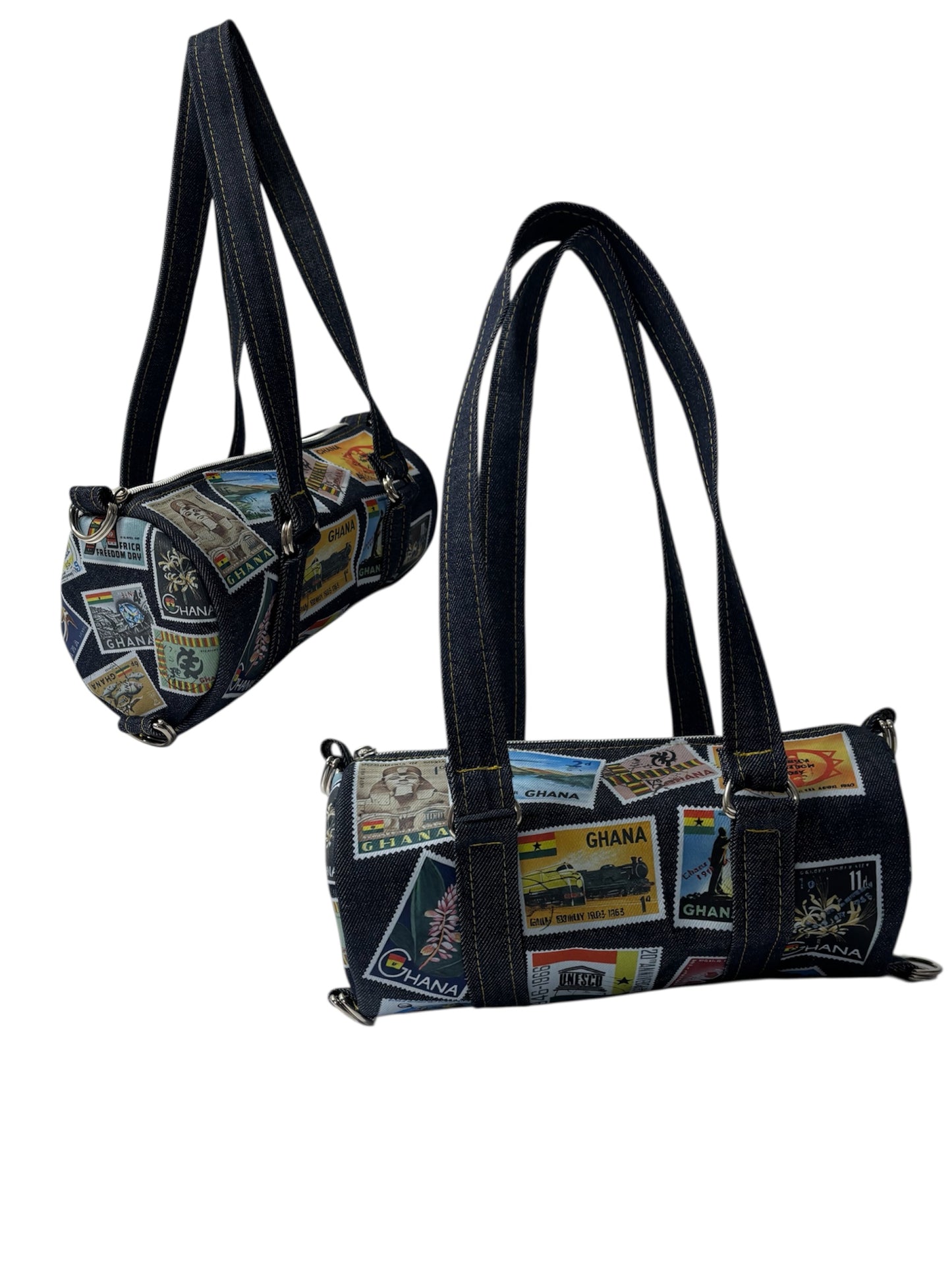 Custom Postage Mini Duffle [Denim | Other Countries]