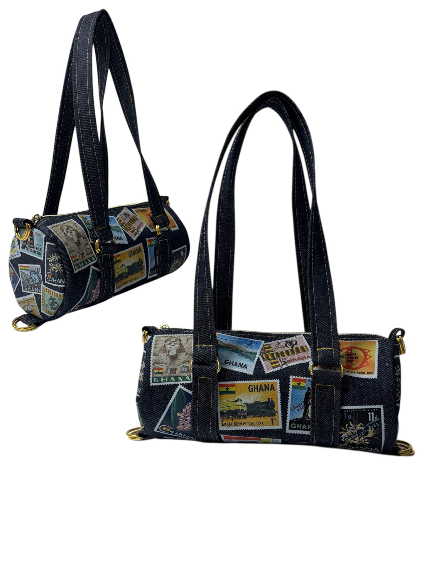 Custom Postage Mini Duffle [Denim | Other Countries]