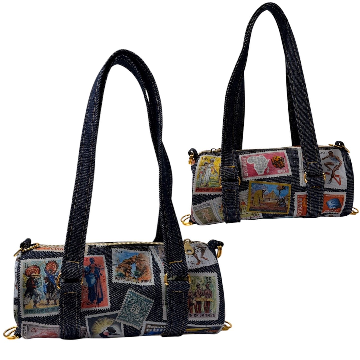 Custom Postage Mini Duffle [Denim | Other Countries]