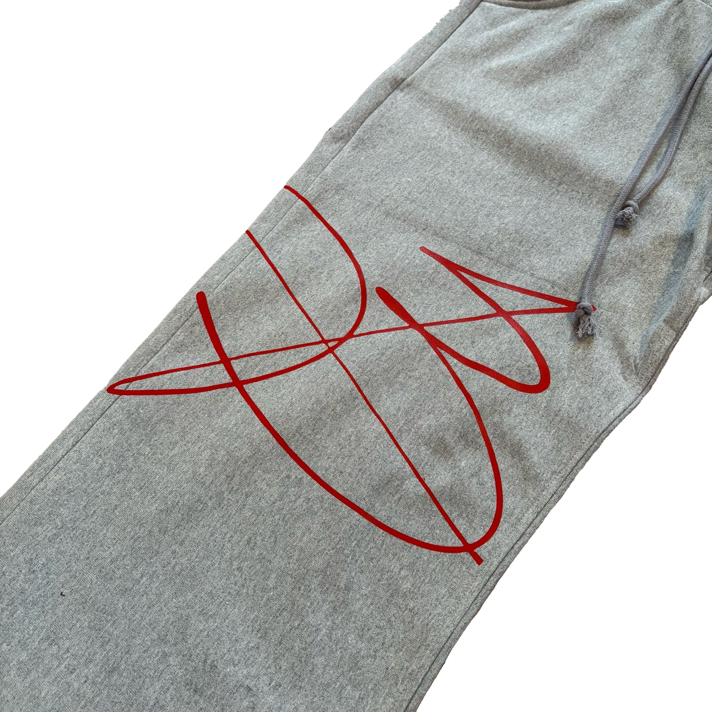 Script Wide Leg Sweatpants